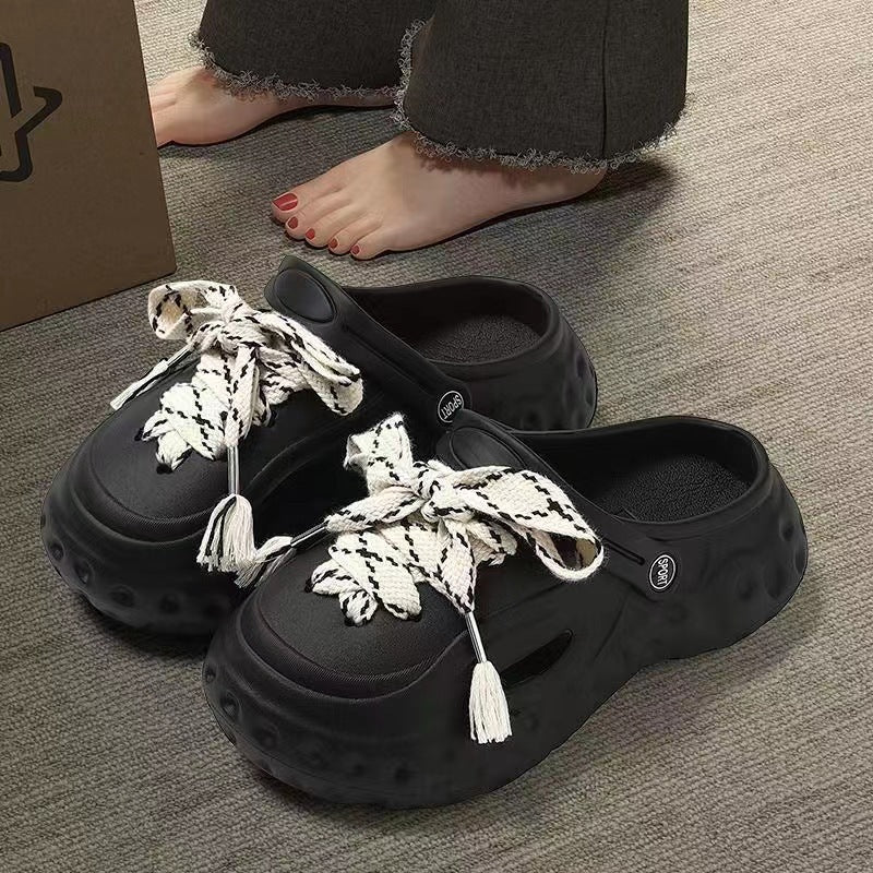 Women's Rhinestone Thick-soled Flip-flops Summer Outdoor Fashion Sandals