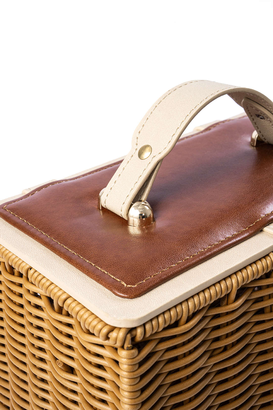 Woven Textured Open Top Tote Bag