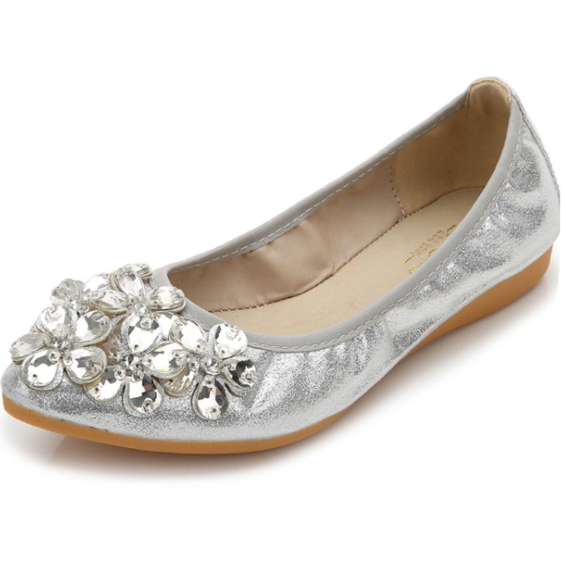 Rhinestone Flats Casual Comfort Dressy Flats