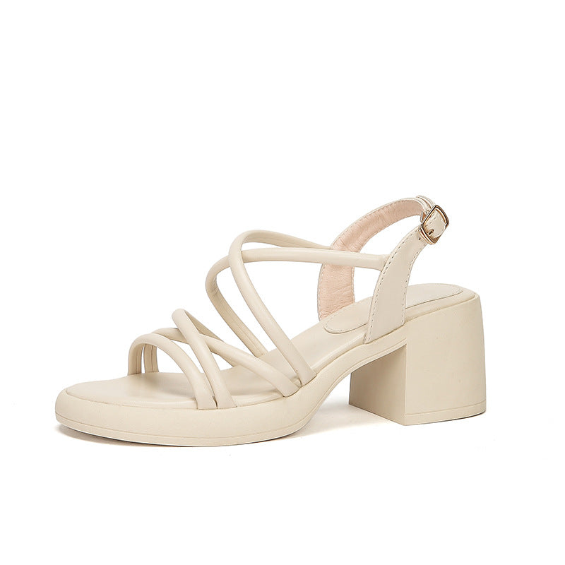Women's Large Small Size Wedge Chunky Shape Heels