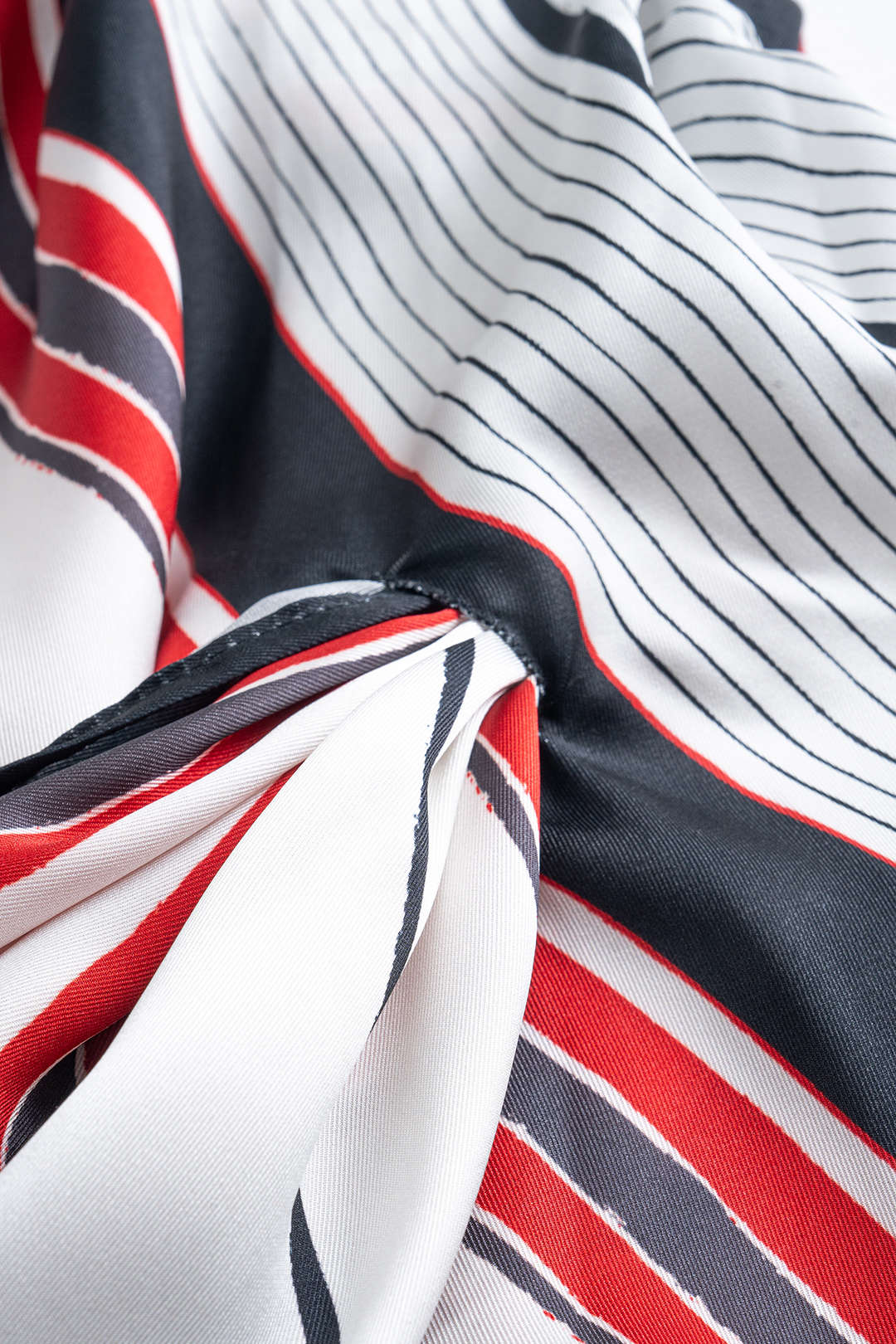 Stripes Print  Asymmetrical Tank Top