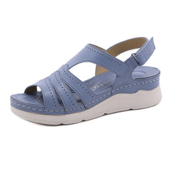 Casual Lightweight Velcro Non-Slip Wedge Sandals