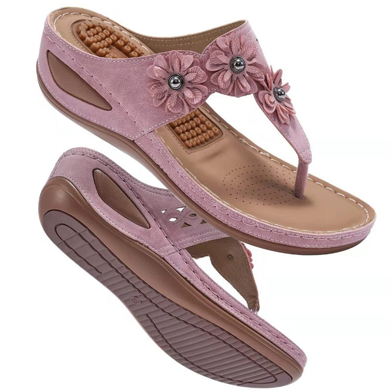 Women Premium Comfort Wedge Massage Fashion Sandals