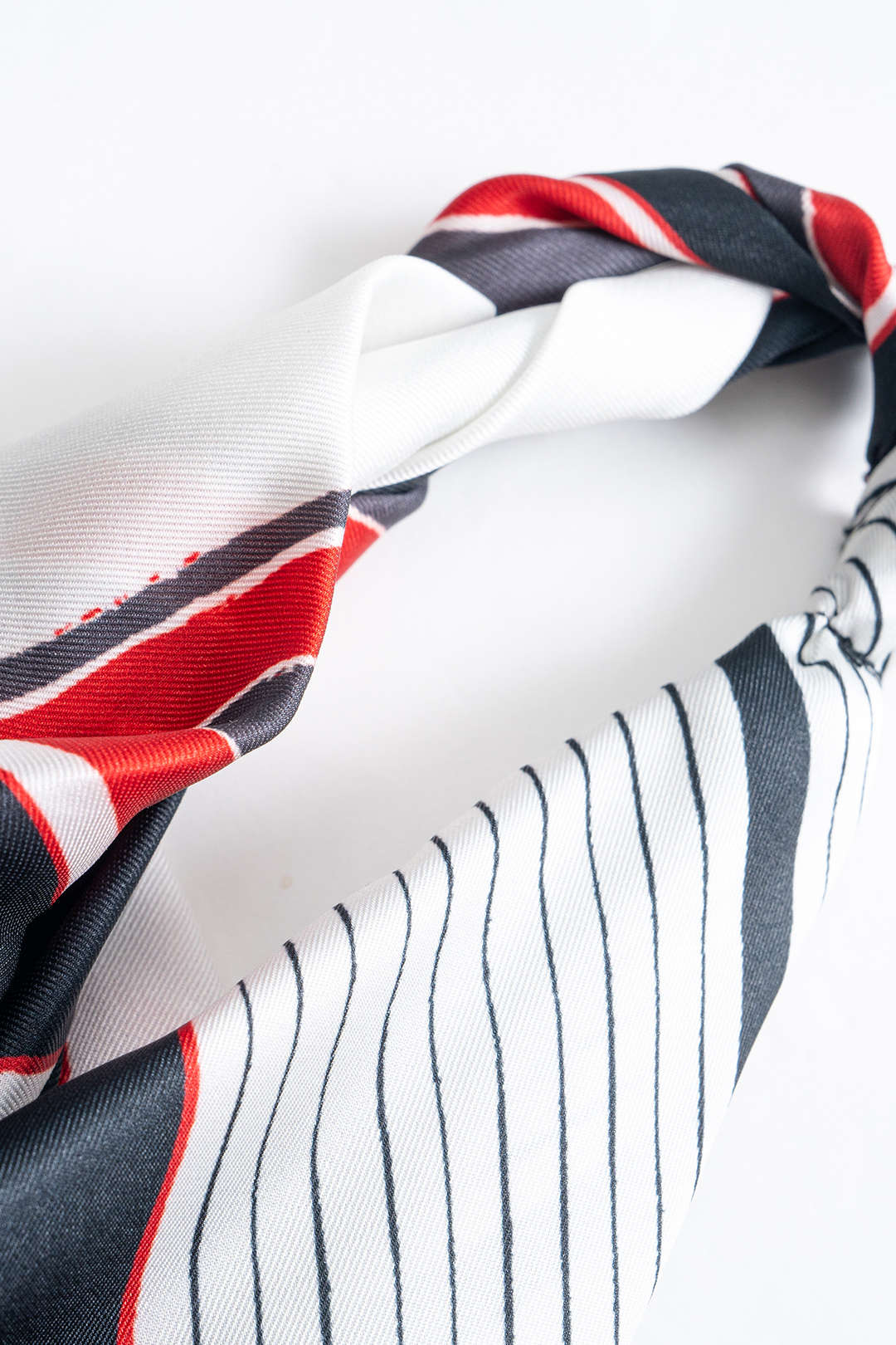 Stripes Print  Asymmetrical Tank Top