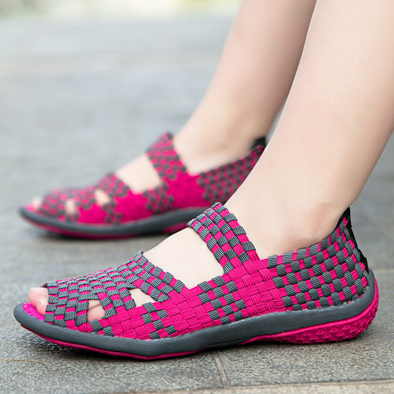 Elastic Belt Casual Women Shoes