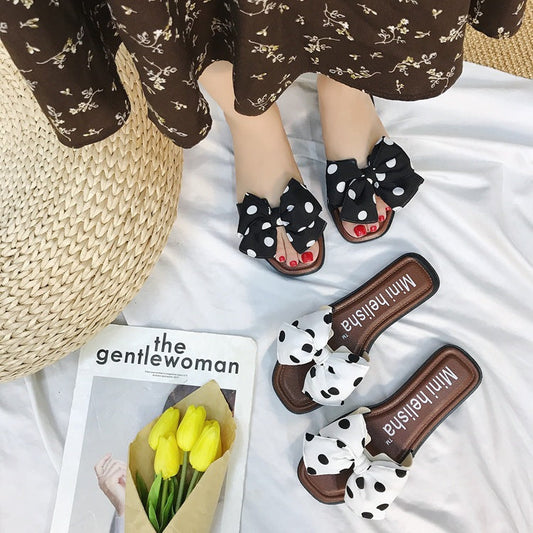Women's Shark Fashion Bowknot Summer Indoor Outdoor Sandals