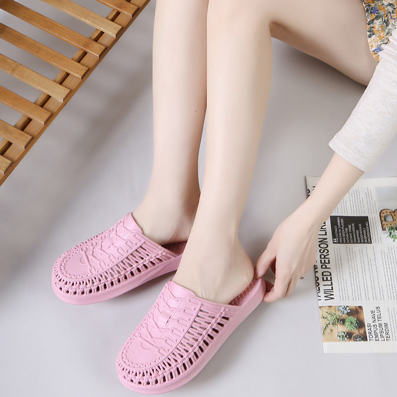 Women's Toe Cap Outdoor Hollow Beach Hole Slippers