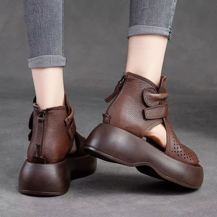 Women's Mesh Hollow Summer Outer Wear Elegant Sandals