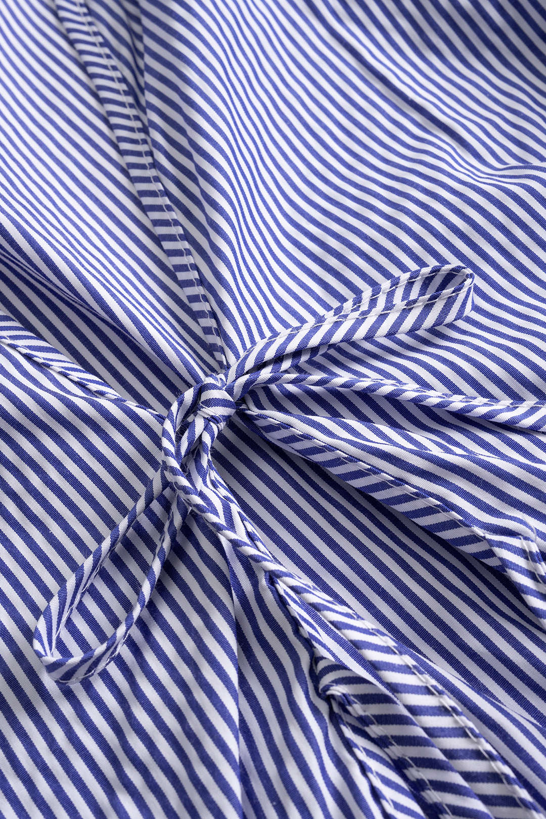 Stripes Print Embroidery Short-Sleeve Shirt