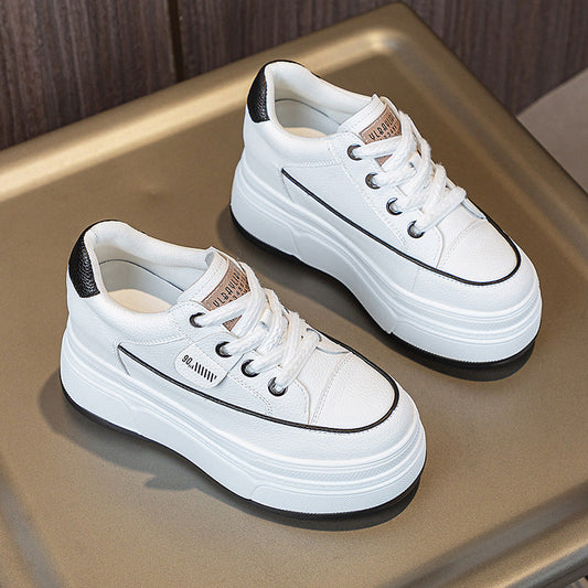 Women's Genuine Elevator White Autumn Sports Versatile Sandals
