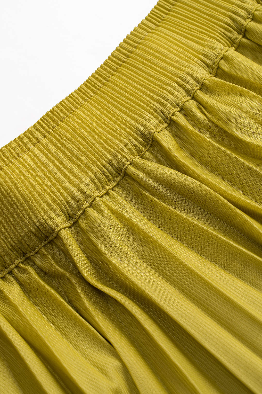 Tie Front Long Sleeve Top And Pleated Skirt Set