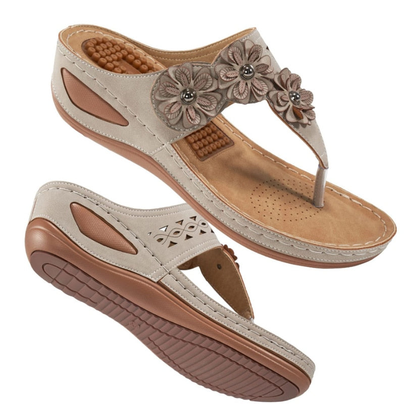 Women Premium Comfort Wedge Massage Fashion Sandals