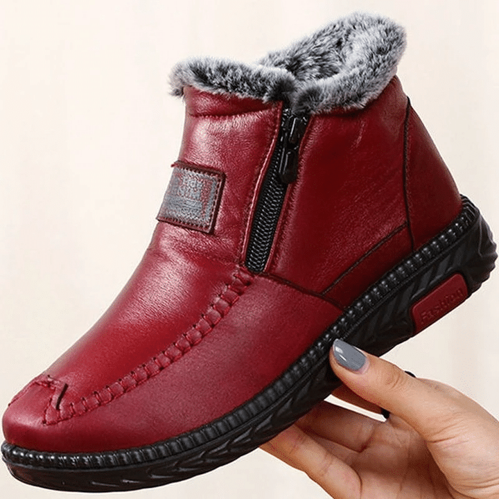 Women's Soft Leather Winter Warm Shoes