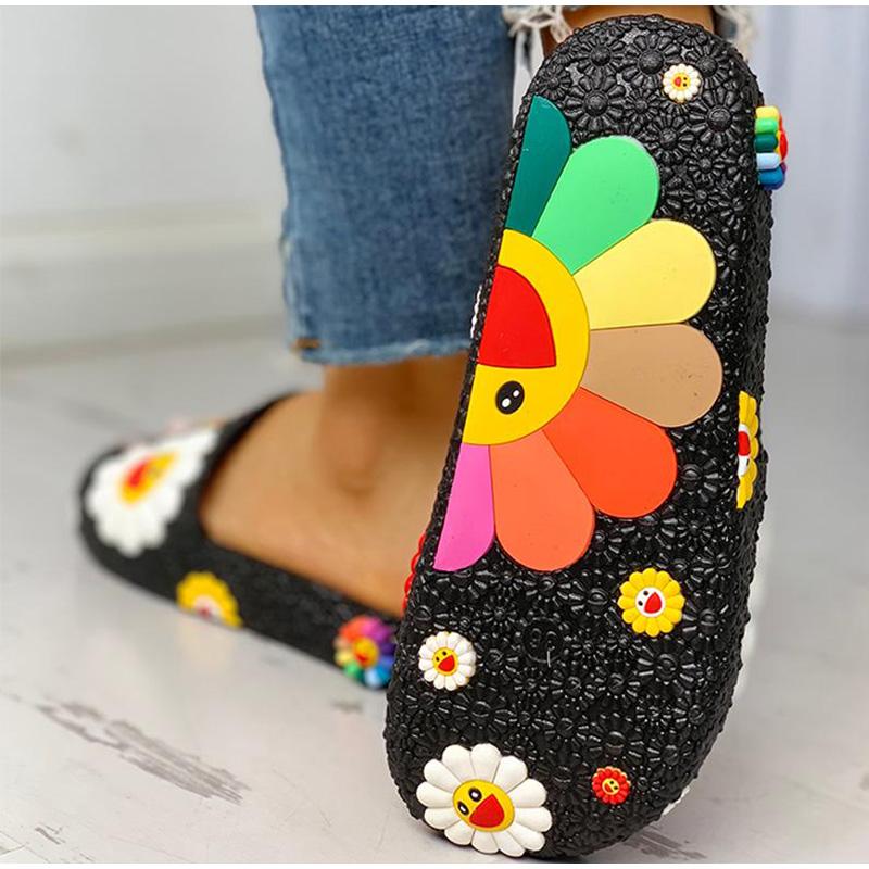 Sunflowers Casual Flat Flip Flops