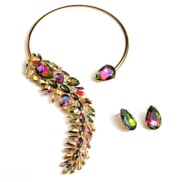 About To Fall Earring and Necklace Sets