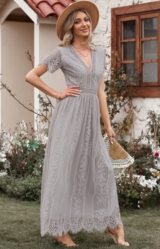 Women's  Fill Your Heart Lace Maxi Dress