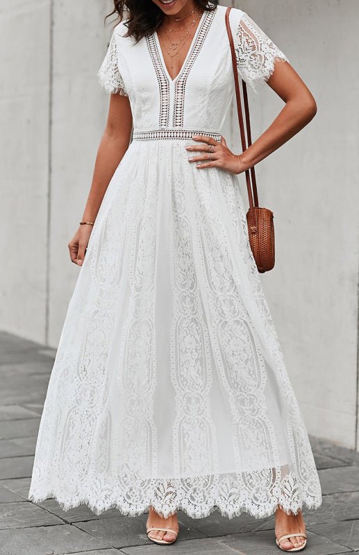 Women's  Fill Your Heart Lace Maxi Dress