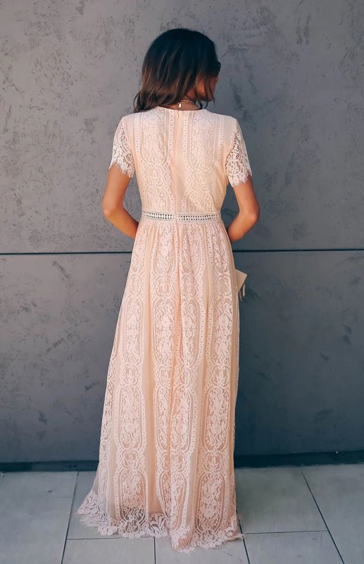 Women's  Fill Your Heart Lace Maxi Dress