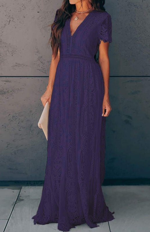 Women's  Fill Your Heart Lace Maxi Dress