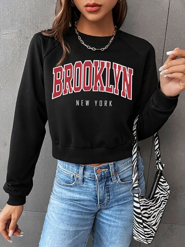 Women's Graphic Crop Sweatshirt